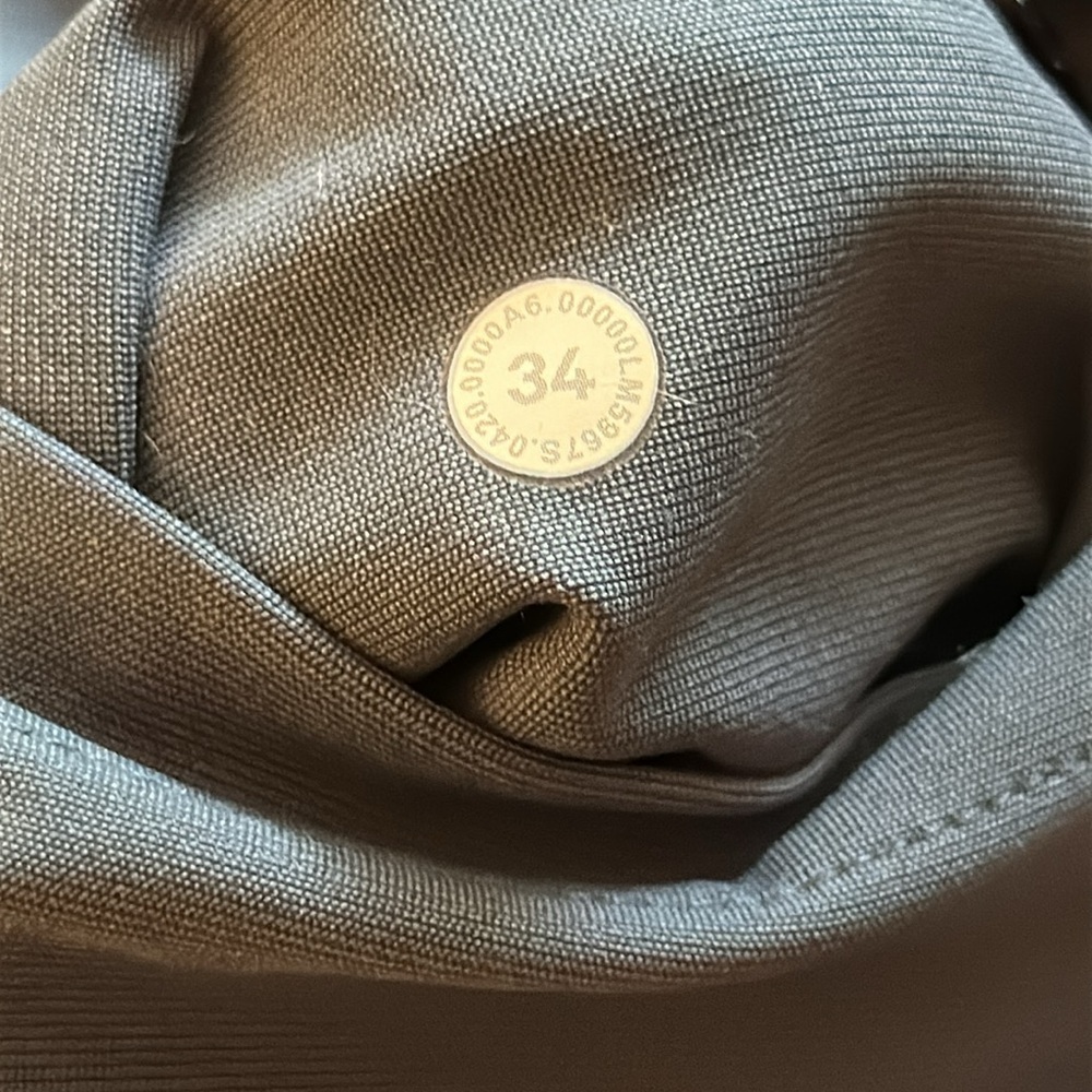 Men’s Lululemon ABC 5 Pocket Pants Blue Iron Classic Fit Size 34 x 32 - Picture 8 of 8